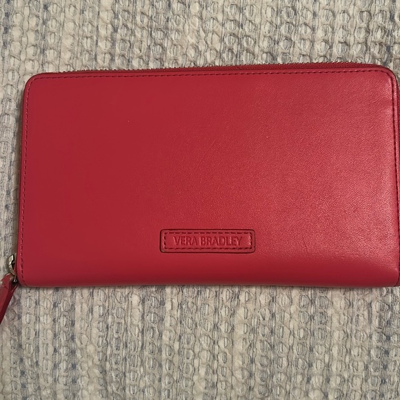 Pink Vera Bradley Wallet - Picture 1 of 8